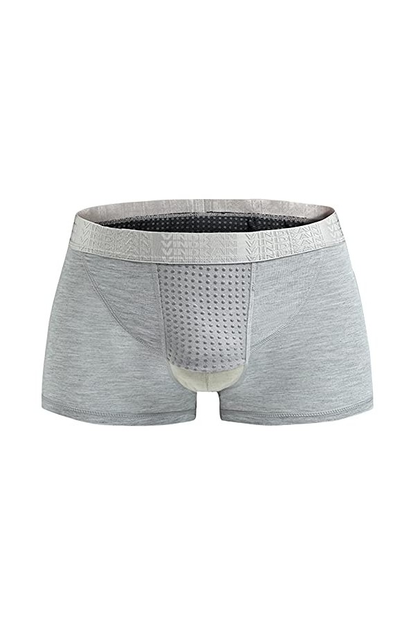 FJL Hommes sous-Vêtements Élargissement Slip Santé Prostate Culotte de Thérapie Magnétique Tissu Modal Caleçons Respirant Co
