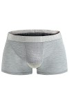 FJL Hommes sous-Vêtements Élargissement Slip Santé Prostate Culotte de Thérapie Magnétique Tissu Modal Caleçons Respirant Co