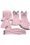 HUyydza Chemise De Nuit en Lingerie - Dentelle Soutien-Gorge Tenue Sexy Dos Nu Ensembles De Pyjama Une Pièces Babydoll Night 