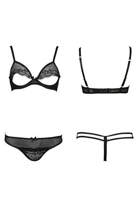 LUANAYUN-PHONE CASE Mode Lingerie for Women G-String Slips Bulties Set de sous-vêtements Floraux en Dentelle Color : Type B,