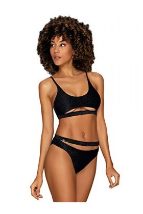 Obsessive Bikini MIAMELLE Ensemble, Negro Negro , Estandar Femme