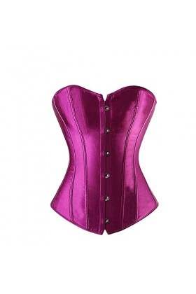 Rfmfkkg Corset sexy à lacets pour femme - Sans manches, 9059Violet, XXL