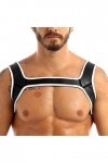 Mengsiy Sangle de Largeur dépaule en néoprène for Hommes Cordon de Serrage Protecteur Musculaire Cosplay Fantaisie Club Cost