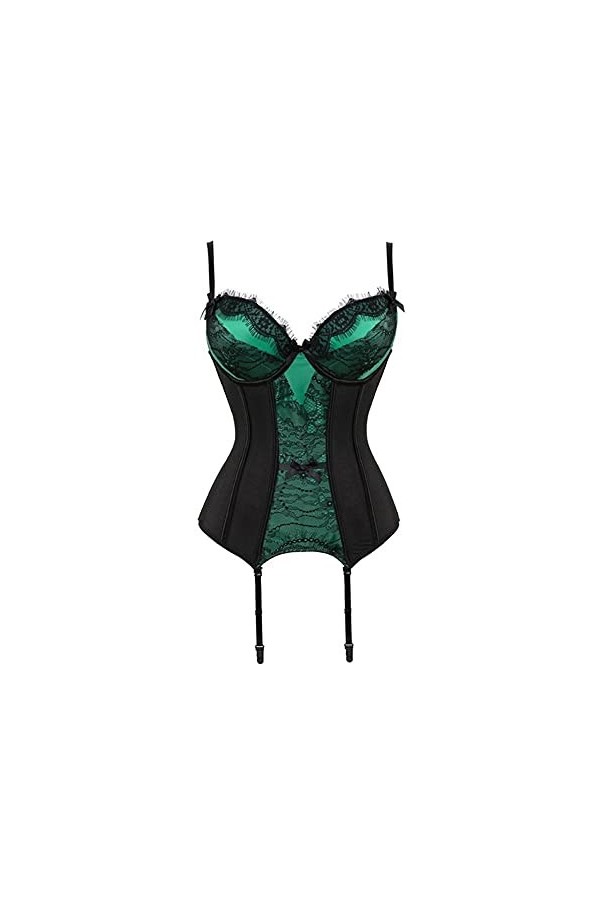 TTCI-RR Bustiers et Corsets Femmes Sexy sous-vêtements Corset érotique Dentelle Maille Corset supérieure Lingerie Minceur Tai