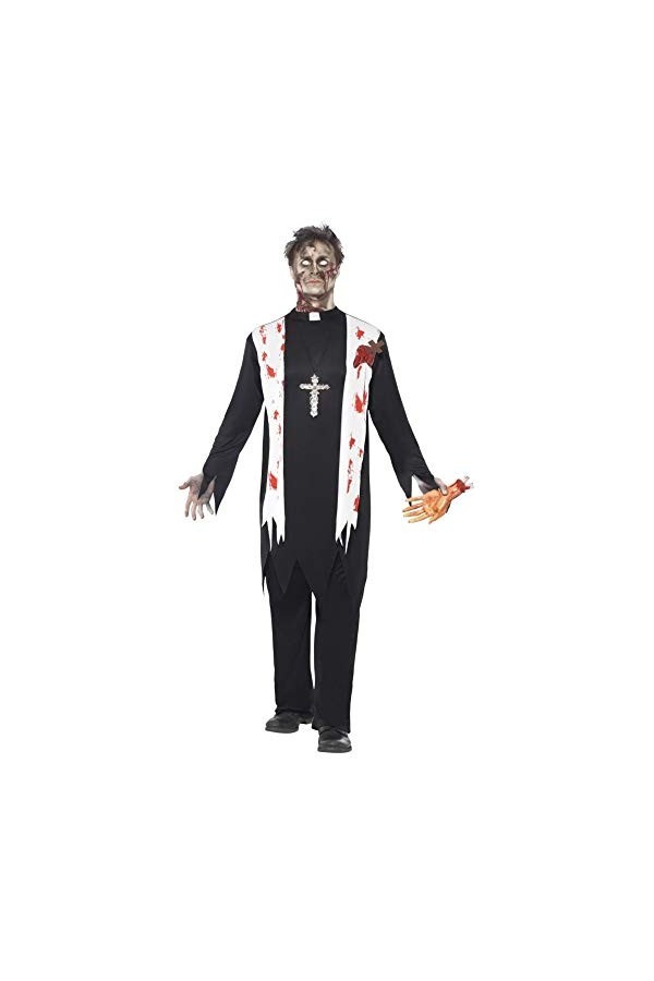 SMIFFYS Déguisement zombie religieux homme Halloween - Coloré - L