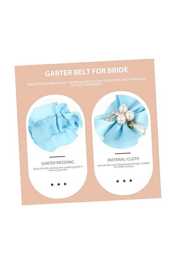 Abaodam 10 Pièces Anneau De Jambe Jarretelles Strass Jarretelles En Dentelle Porte-jarretelles De Mariage Accessoires Pour Fe