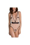 Passion Body Charmant Et Séduisant Viena Body, Beige,S-M