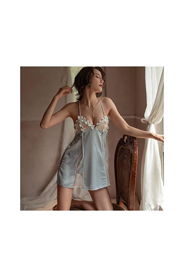 YUFEIYAN Bourses érotiques for Femmes Dentelle Pyjamas Sexy Sexy Deep V Sexy Lingerie Halter Strap Neuve Cadeau Surprise de l