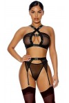 Forplay Golden Hour Ensemble de Lingerie Black M