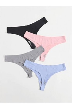 UYROOSS Culotte for Femmes 4pack Plus Culotte sans Soudure, sous-vêtements Culottes Hautes Culottes Stretch Color : A, Size 