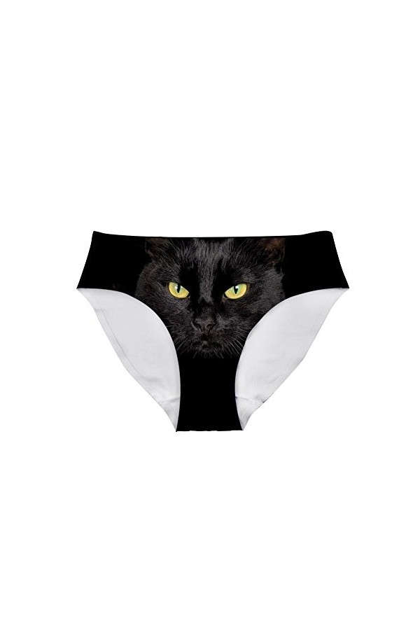 Amzbeauty Culotte sexy et amusante pour femme - Respirante - Motif chat et dinosaure, Requin amusant., XL
