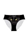 Amzbeauty Culotte sexy et amusante pour femme - Respirante - Motif chat et dinosaure, Requin amusant., XL