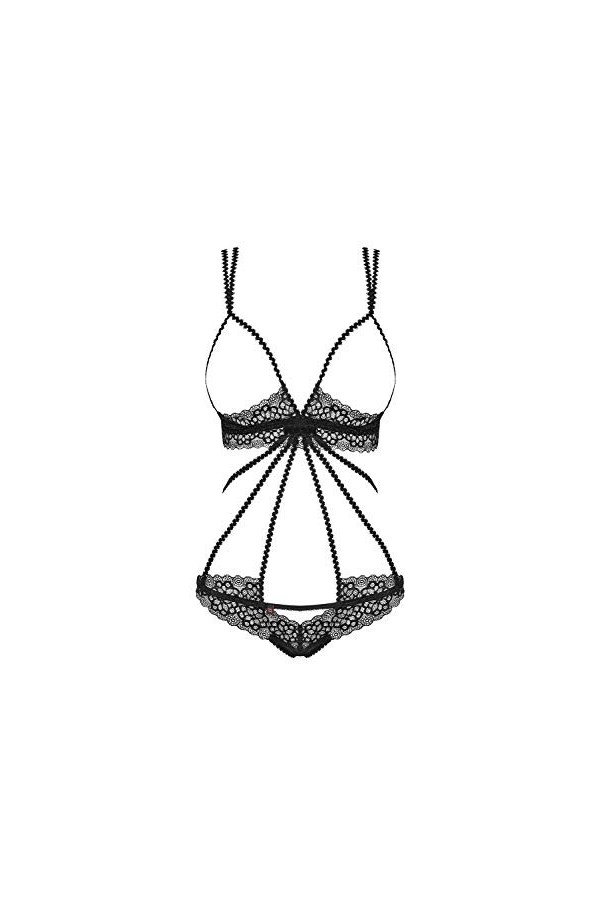 Obsessive M1277 Teddy pour femme - Noir - Large-X-Large