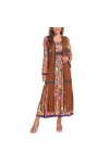 Mzshne Costume hippie des années 60 et 70 pour femme - Costume de danse disco pour adulte - Pour Halloween et photographie