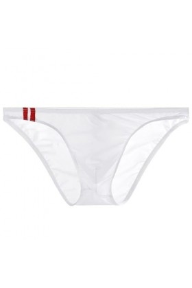 Générique sous-vêtements Transparents en Soie glacée pour Hommes Taille Basse Slip Sexy Convexe en U Culotte Transparente et 