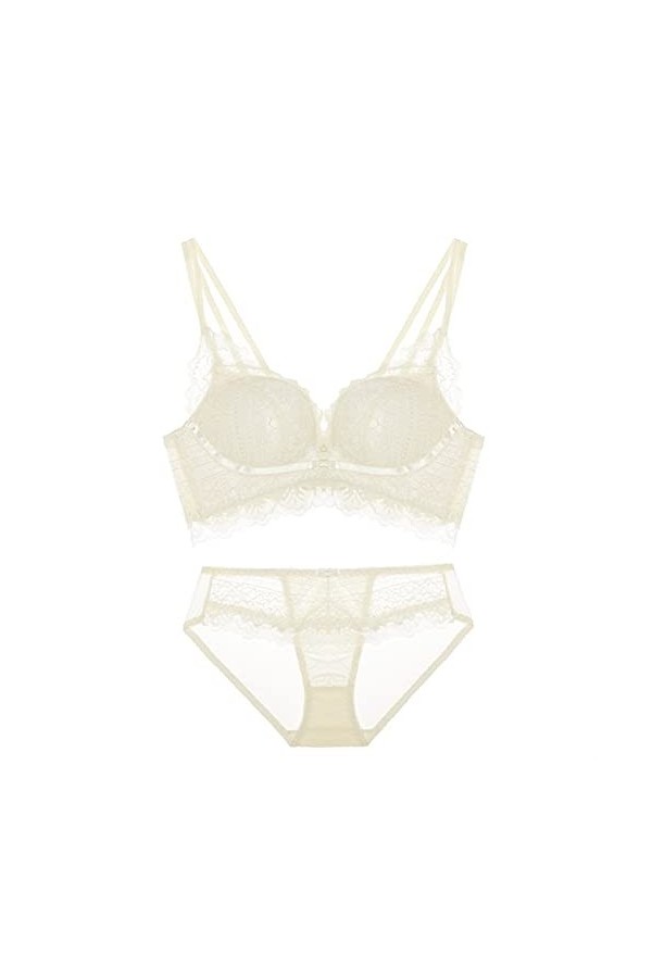 Ensemble de Lingerie Sexy pour Femmes Ensemble de Soutiens-Gorge en Dentelle pour Femmes, Soutien-Gorge et Culotte en Dentell