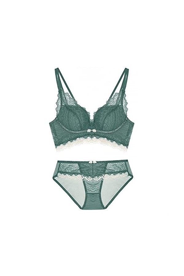Ensemble de Lingerie Sexy pour Femmes Ensemble de Soutiens-Gorge en Dentelle pour Femmes, Soutien-Gorge et Culotte en Dentell
