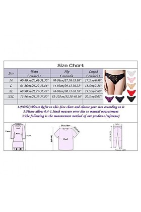 Dasongff Culottes Dentelle pour Femme Sexy Grande Taille Shorties Femmes Slip Coquin String Chic Ficelle Slips Jetables Esthé