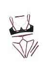 sous-vêtements Sexy pour Femmes, Ensembles de Robes, sous-vêtements pour Femmes, Lingerie Sexy, Soutien-Gorge Ouvert, String 