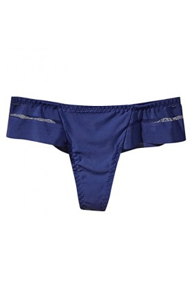 QWUVEDS Femmes Sous-vêtements cônes bikini culotte T string stretch femmes sous-vêtements cônes lingerie lingerie sexy rouge,