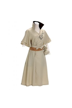 BVMPRS Anime Dr.Stone Ishigami Senkuu Cosplay Costume Uniforme Pour Halloween Party,Khaki-XXL