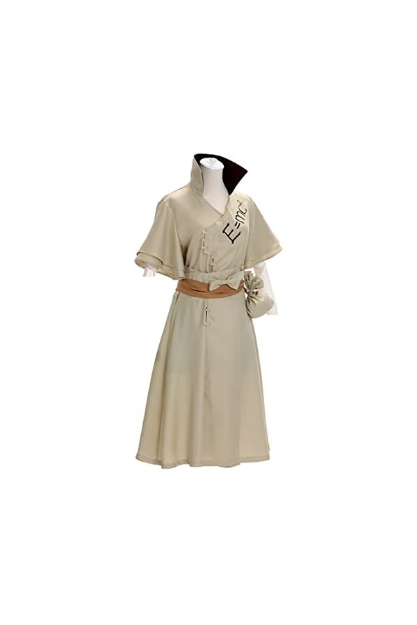 BVMPRS Anime Dr.Stone Ishigami Senkuu Cosplay Costume Uniforme Pour Halloween Party,Khaki-XXL