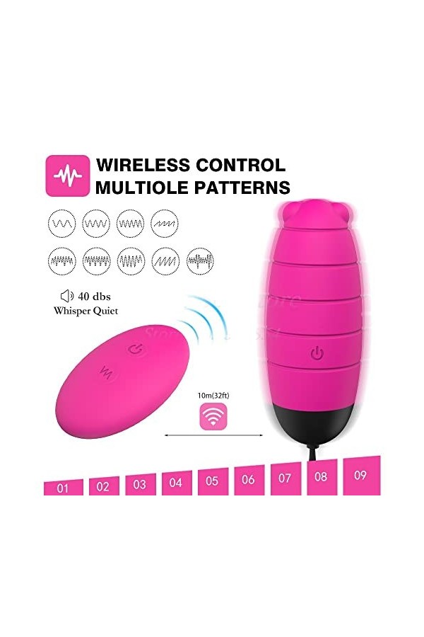 ?i??o femme culotte ???????? clitoridien V?Br??T Mini Fℯm?E Portable Stimulateur Télécommande Sans Fil V?Br??T Vîbromasseur A