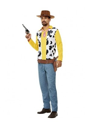 Western Cowboy Costume, Top, Trousers & Belt, XL 