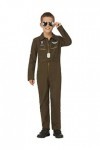 Top Gun Maverick Childs Aviator Costume, Green