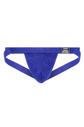 CHOUBAGUAI Culotte sexy pour homme avec string bleu Taille XL
