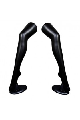 Lot de 3 jarretières pour la présentation de bas et de chaussettes, porte-jarretelles, pied décoratif féminin de 74 cm avec s