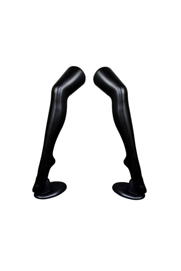 Lot de 3 jarretières pour la présentation de bas et de chaussettes, porte-jarretelles, pied décoratif féminin de 74 cm avec s