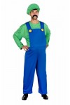 ORION COSTUMES Mens Plus Size Super Plumbers Mate Video Game Movie Fancy Dress Costume