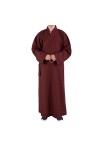 Vêtements Traditionnels Chinois Longues Robes for Le Bouddhisme Moine Bouddhiste vêtements for Adultes Hommes Haiqing Robe de
