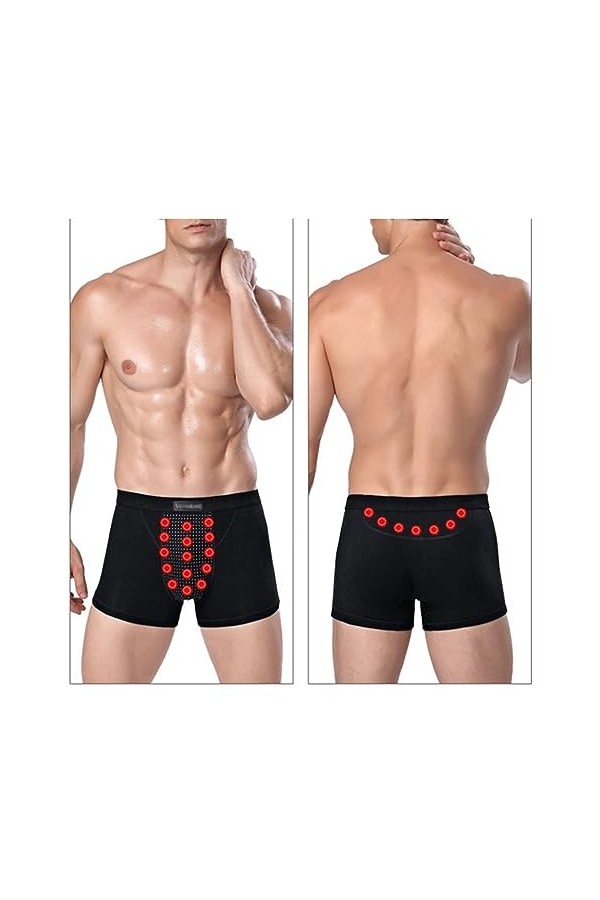 MECKOZ Pack 5/10 sous-vêtements Dagrandissement pour Hommes avec Tourmaline Magnetic Therapy Health Care pour Une Augmentati