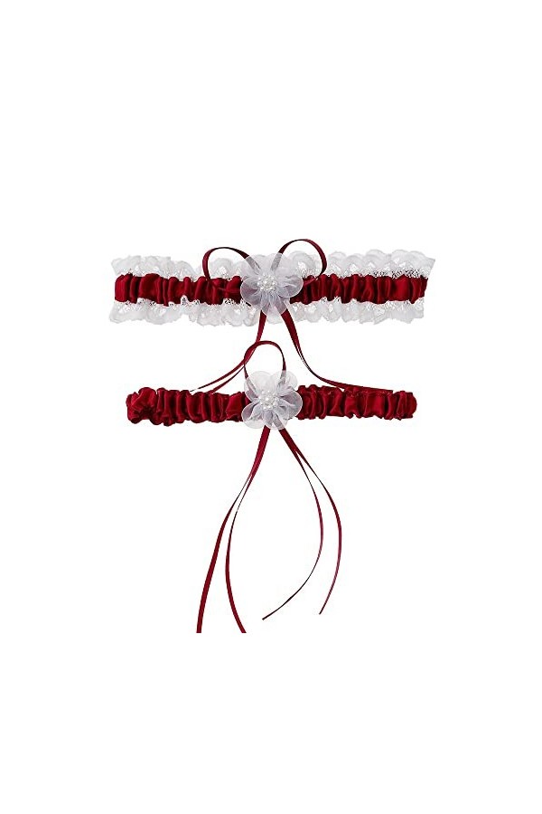 NOGRAX WXYNHHD Mariage Jarretière Fleur Ceinture Sexy Jarretières for Femmes Cuisse Anneau De Mariée Jambe Jarretière Jarreti