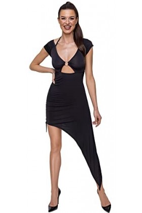 Cottelli Party Robe-27181541051 Robe, Noir, XL Femme