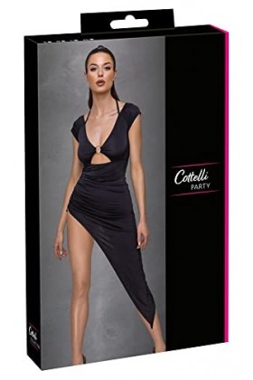 Cottelli Party Robe-27181541051 Robe, Noir, XL Femme