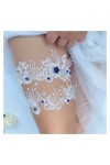 Mariée Sexy Dentelle Fleur De Mariage Jarretière Ceinture De Mariée Cuisse Jarretière Accessoires De Mariage Pour Femmes Cou
