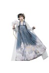 SUYGGCK Robe Ancienne Hanfu Femme Costumes Traditionnels Chinois vêtements féeriques Costume Hanfu Fluide Tenue Cosplay