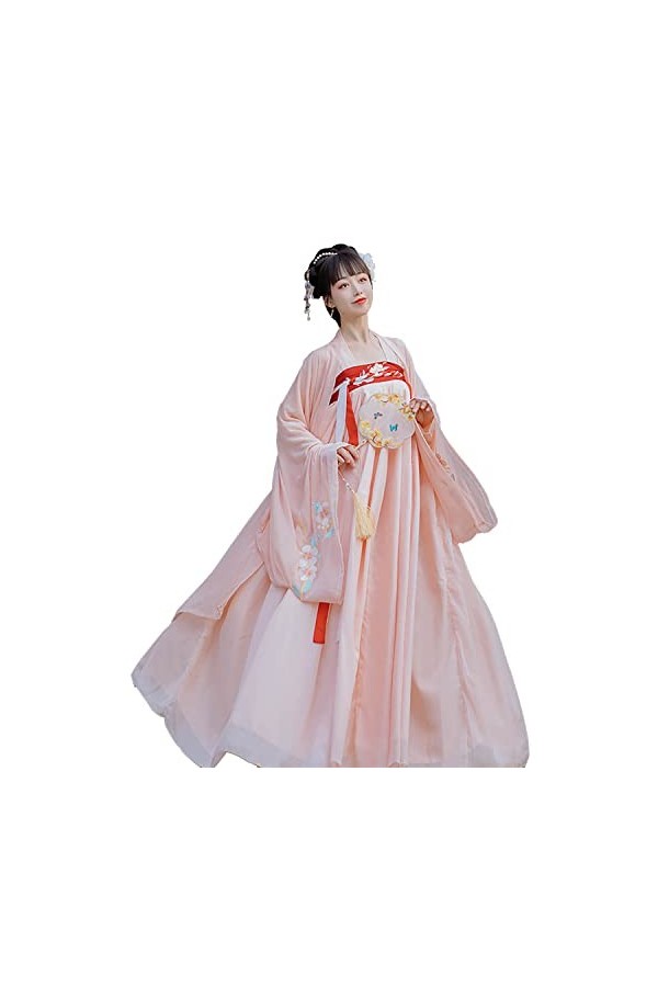 SUYGGCK Robe Ancienne Hanfu Femme Costumes Traditionnels Chinois vêtements féeriques Costume Hanfu Fluide Tenue Cosplay