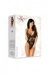 Beauty Night Body Lingerie Sexy avec Dentelle Noire Peyton - Noir, L/XL