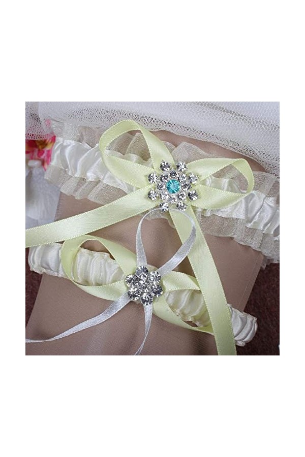 Jarretières de mariage en dentelle pour la mariée, jambe de mariage nuptiale avec ceinture de jarretière en boucle de jambe e