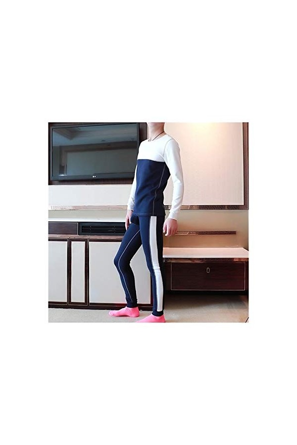 DDSP Sexy Coton Low Rise sous-vêtements Longs Vêtements Thermiques Thermique Thermique Underpants Hommes Solides Hommes Colo