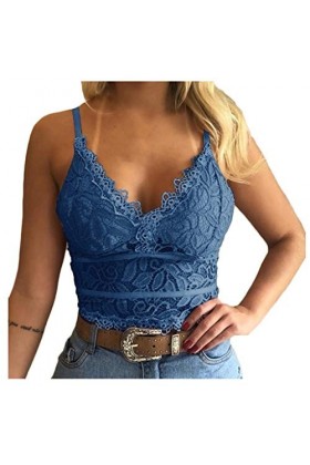 VaiKanhai Culotte sexy pour femme - String sexy - En coton stretch - Taille haute - Pour femme, bleu, XXL