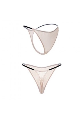 Culotte en soie for femmes, culotte sexy à dos t-shirt élastique taille basse sexy culotte sexy rose rouge, noir, bleu paon, 