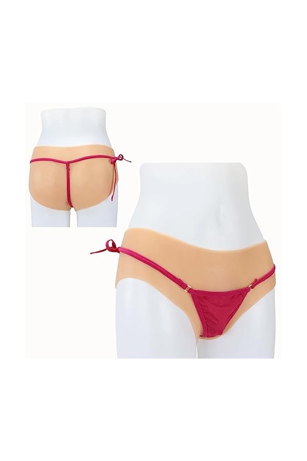 LXURY Culotte en Silicone réaliste Culotte Moulante cachant Le Corps sous-vêtements Triangle Sissy pour Drag Queen Crossdress