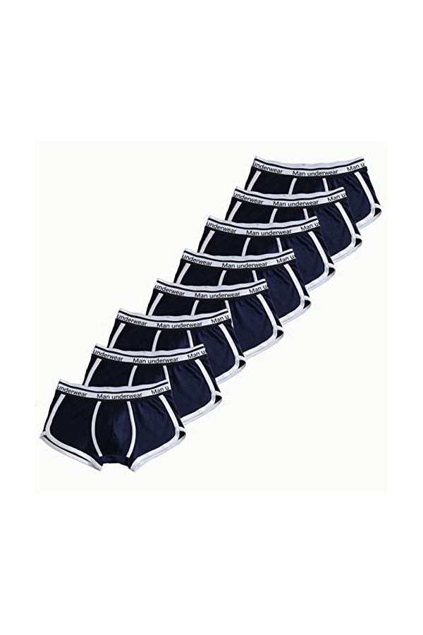 Boxer Short sous-Pants Coton Sommeil Shorts Masculins Hommes Culotte Hommes Boxer Pantalon décontracté sous-vêtements Color 