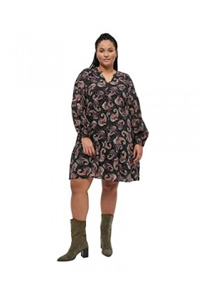 Peppercorn Hensley Robe 2 Curve Courbe, Noir Pr, 48 Plus Femme