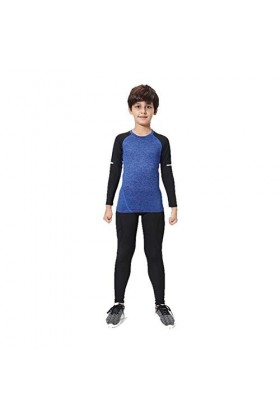 Enfants en Cours De Sport Chaud Costume Fitness Training Séchage Rapide Respirant Costume Jogging sous-vêtements Thermiques C